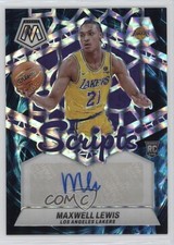 2023 Panini Mosaic Rookie Scripts Genesis Prizm Maxwell Lewis #RS-MAX Auto f3p