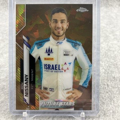 2020 Topps Chrome Sapphire Formula 1 F1 Roy Nissany Future Stars Gold 45/50 #55