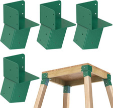 Heavy Duty Deer Stand Brackets, 4X4 Compound Angle Bracket, Powder Coated Elevat