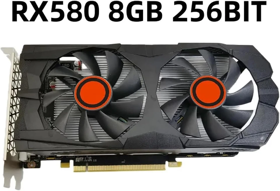 Video Card RX 580 8GB 256Bit 2048SP GDDR5 Graphics Cards for AMD Radeon RX 580 - Image 2 of 4