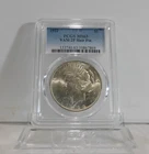 TOP 50!  1922-P  PEACE "VAM-2F Hair Pin" Silver Dollar, PCGS MS-63!