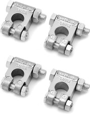 Military Spec Battery Terminals 2 Pairs Negative and Positive Top Post Batte