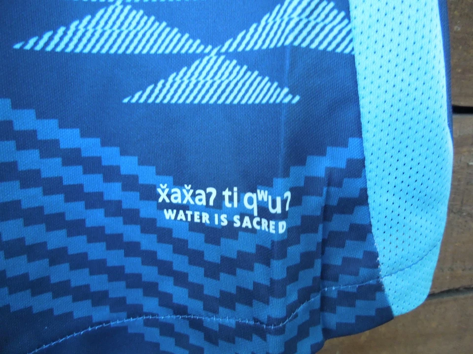 Seattle Sounders "Water is Life" special edition jersey, large, adidas - Image 3 of 4
