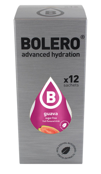 Bolero Guava Bebida en Polvo Sin Azúcar con Stevia 12x9 g