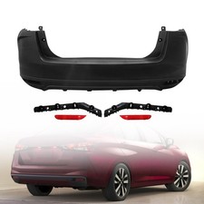 Rear Bumper Cover Fits 2020-2024 Nissan Versa S SR SV Sedan