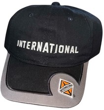 International Trucks Embroidered Cap Black And Gray Two-tone Adjustable Hat