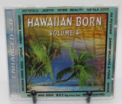 HAWAIIAN BORN : VOLUME 4 COMPILATION ENHANCED MUSIC CD, 16 V/A TRKS, 2006 NEOS