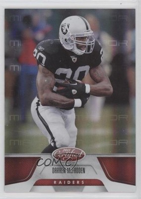 2011 Certified Mirror Red /250 Darren McFadden #107 fm0