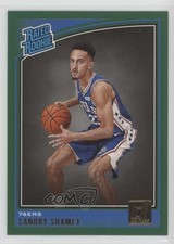 2018-19 Panini Donruss Rated Rookies Green Flood Landry Shamet #158 1s8