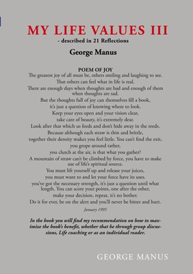 George Manus | My life values III | Taschenbuch | Englisch (2025)