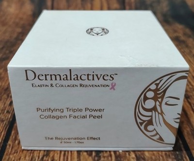 NIB DERMALACTIVES PURIFYING TRIPLE POWER COLLAGEN FACIAL PEEL SKIN CARE
