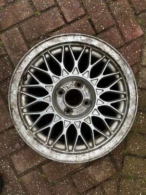 VOLKSWAGEN 15" BBS Alufelge 6,5Jx15 ET33 4 Loch Silber 191601025AE - Bild 1 von 4