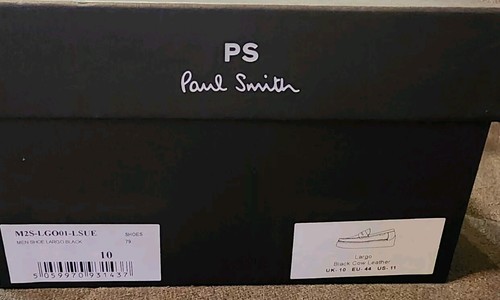 PS by Paul Smith Black Largo Loafers Sz 10 - Picture 7 of 7