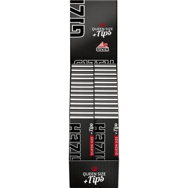 Gizeh Extra Fine Blättchen + Filter Tips Queen Size 26x 50 Blatt und 50 Tips