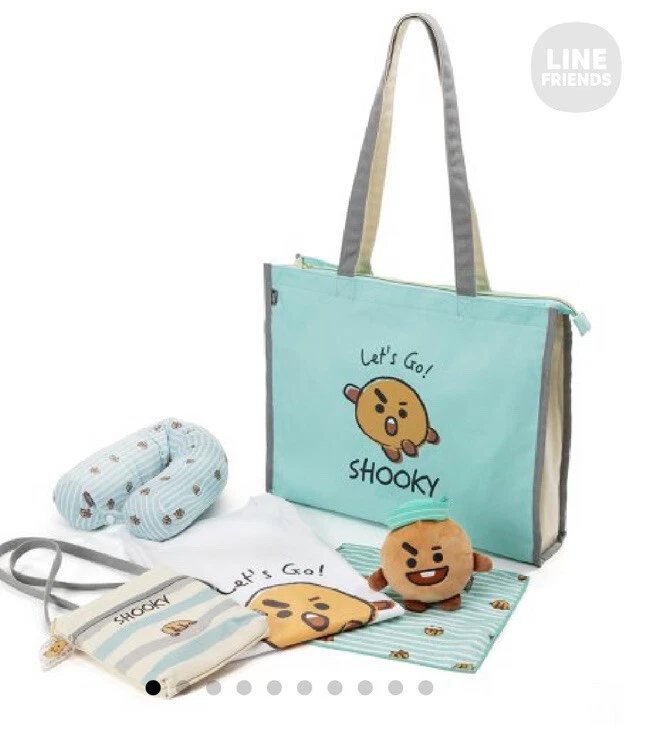 BTS BT21 2022 Summer Happy Bag Shooky Ver. Line Friends Official
