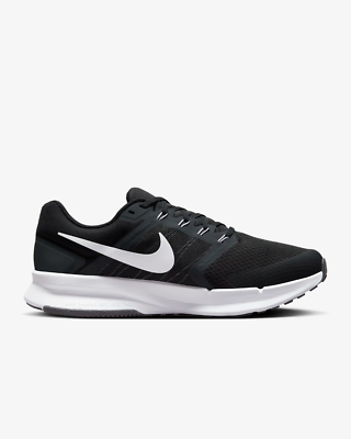 Nike Run Swift 3 DR2695-002 Sneaker Men's Black White Lace Up Road