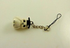 Grad Owl graduation whitel cell phone strap or purse charm zipper pull