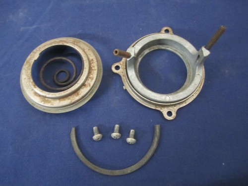 1956 Cadillac Deville Fleetwood steering wheel horn bezel mount and spring