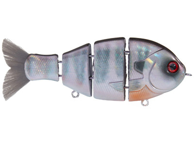 * TRITON MIKE BUCCA * BABY BULL SHAD ' VIOLET BRIM ' SLOW SINKING '' 0.75 OZ ''