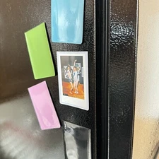 Instax Mini Magnetic Picture Frame 2x3" Photo Set of 5 Assorted Colors