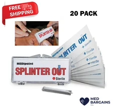 Medipoint Splinter Out Splinter Remover - 20 Count