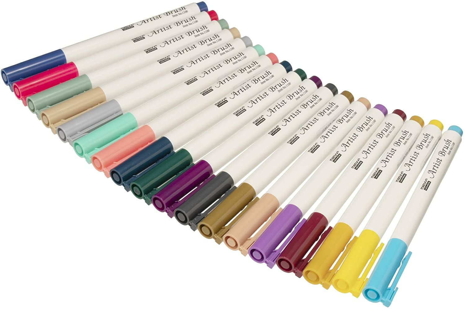 MARVY Artist brush 18 colors B set 1100-18B / From Japan