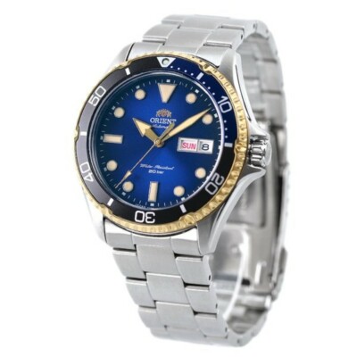 ORIENT Ray 自動巻 青文字盤 箱付 美品 s-l400.jpg