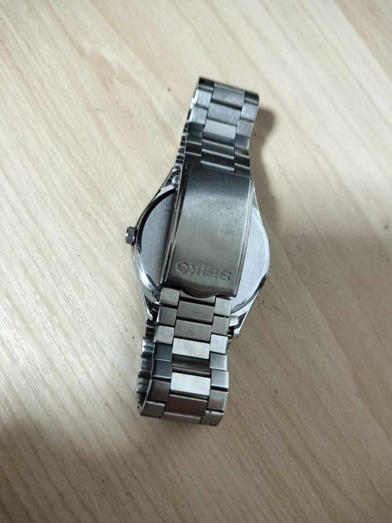 Vintage SEIKO SPIRIT 7N48-7A00 Quartz Men's Watch Day Date Kanji