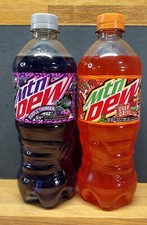   MTN Dew Purple Thunder  Overdrive  20oz Bottles FULL Mountain Dew Collection   