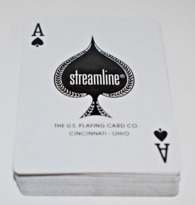Streamline Red Back Playing Cards Deck U. S. Playing Card Company, Made in USA