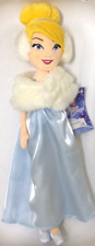BNWT Disney Princess Cinderella Plush Doll in Winter Stole - Medium 19" Toy