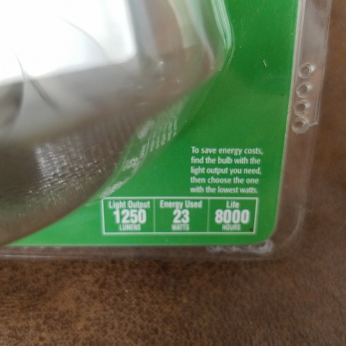 Pair of Philips 23W (=75W) PAR38 CFL Recessed Flood Light Bulb 1250 Lumens 15285 - Picture 3 of 7