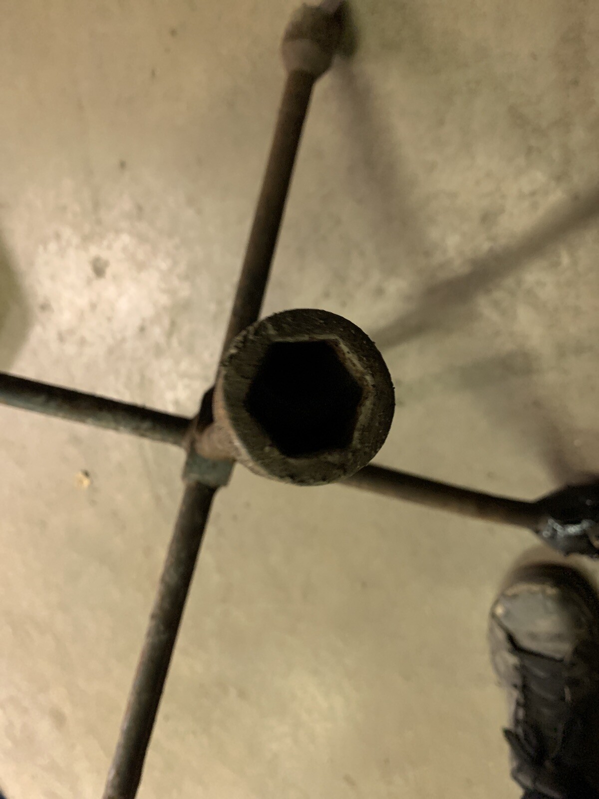 Vintage Lorry Wheel Brace 6 Sided eBay