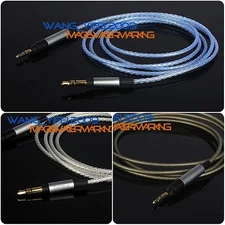 Upgrade Silver Plated HIFI Cable For Audio Technica ATH-M50x ATH-M40x Headphone