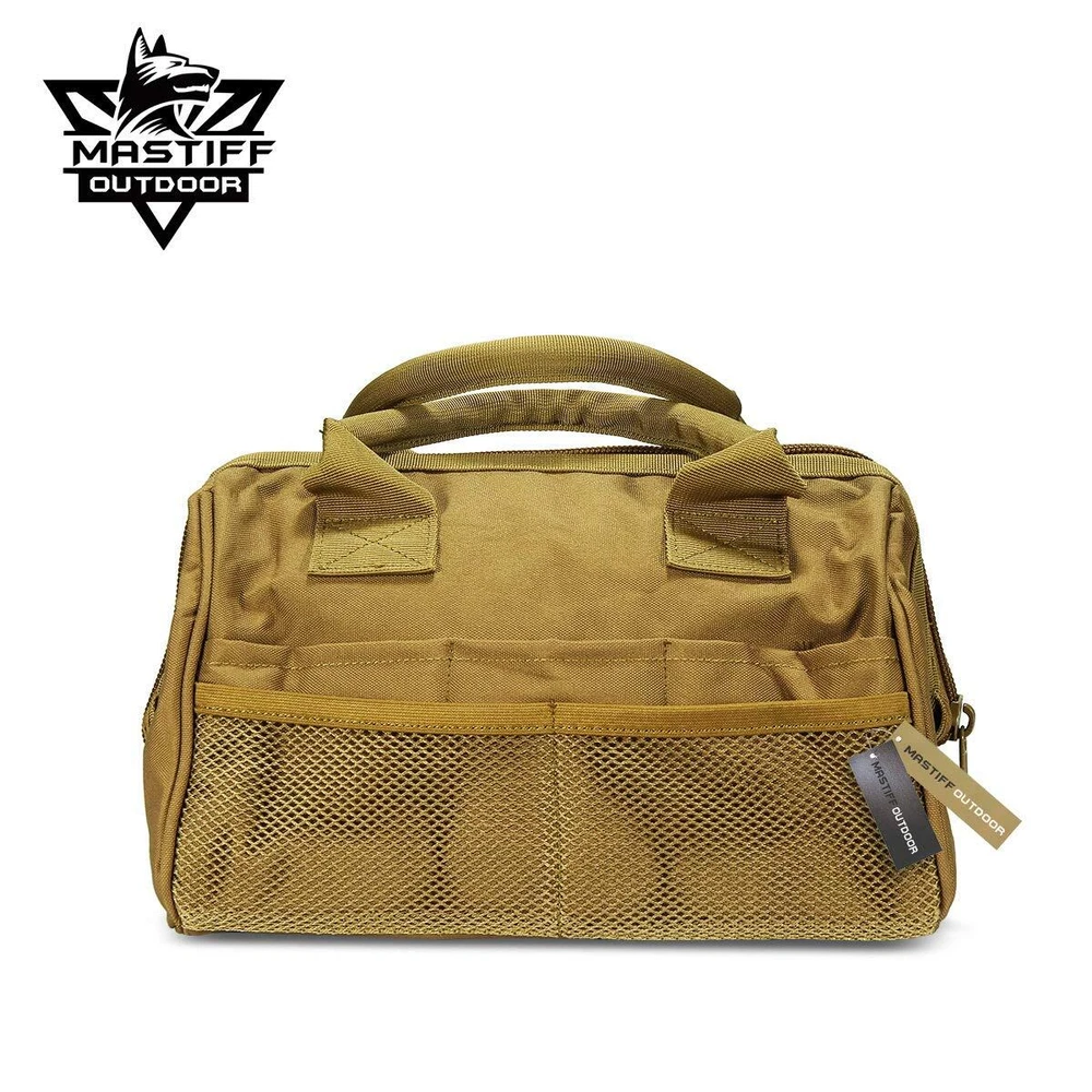 Multi-Tool Bag Wide Mouth Ammo Case Heavy Duty All Purpose Pack Black