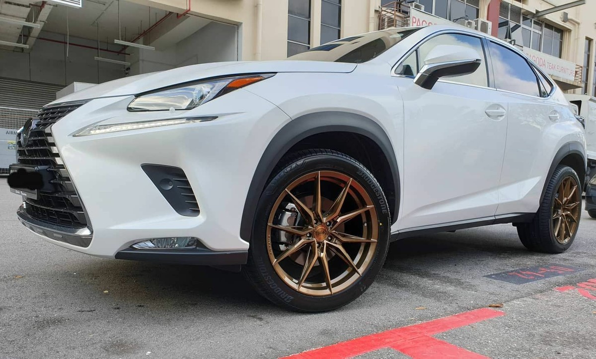 20” ROHANA RFX13 BRUSHED BRONZE WHEELS FOR LEXUS UX200 NX200 NX300