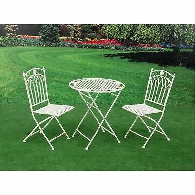 Pagoda Turin Bistro Set Metal Garden Furniture Pagtbset2 For Sale