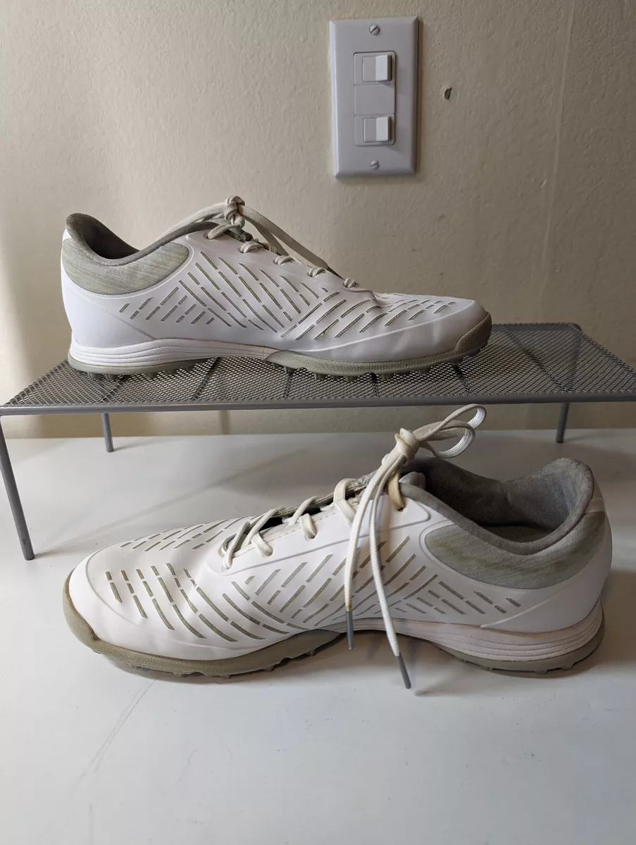 Adidas Adipure Sport 2 Spikeless Golf Shoes Turf White Gray Grey