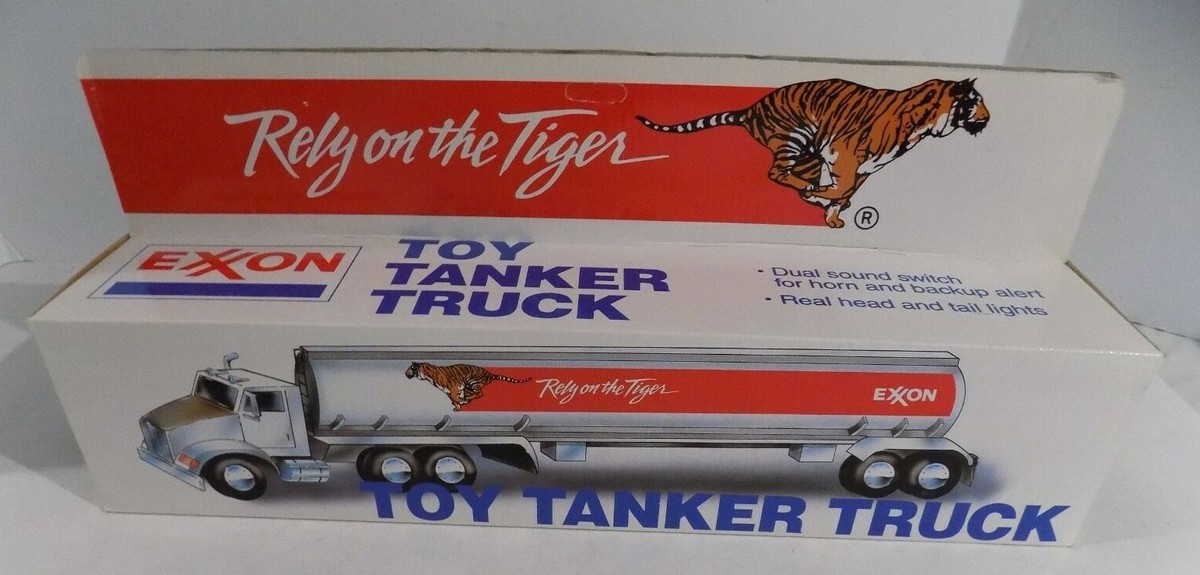 Exxon Toy Tanker Truck Rely On The Tiger 1992