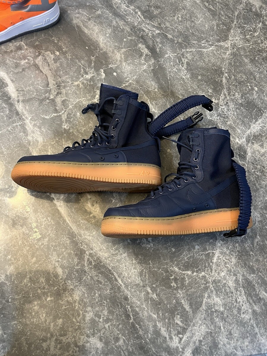 Size 10 - Nike Air Force 1 Midnight Navy 864024-400 Men's Series