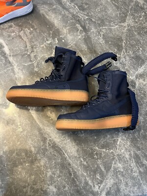 Size 10 - Nike Air Force 1 Midnight Navy 864024-400 Men's Series