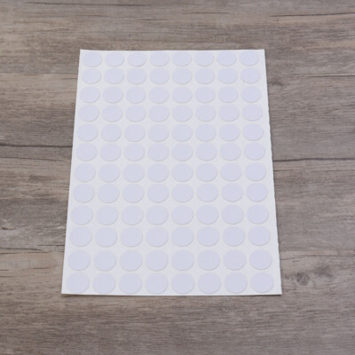 Gvhntk 870-Piece Screw Hole Sticker Set – Self-Adhesive White Furniture Cap Covers In 3 Sizes For Cabinets, Shelves, And More