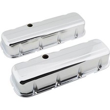 Speedway Bbc 396 402 427 454 Tall Chrome Plated Valve Covers Big Block Chevy Speedway Bbc 396 402 427 454 Tall Chrome Plated Valve Covers Big Block Chevy
