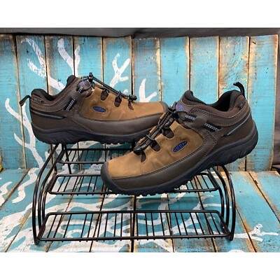 NEW Keen Targhee III WP Low Men/Kid 6 Woman 7.5 Bungee Cord Brn Hiking Shoes
