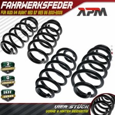 4x Fahrwerksfeder Vorne Hinten L + R für Audi A4 Avant 8ED B7 8E5 B6 2001-2008