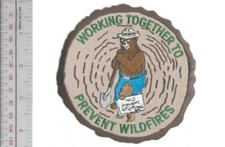 Smokey Bear Forestr Service Smokey Says 'Prevent Forest Fires' Log NO TARIFF