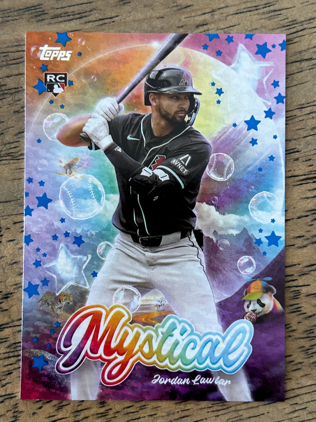 Jordan Lawlar 2024 Topps Update Mystical BLUE PARALLEL RC #MYS-16 Diamondbacks