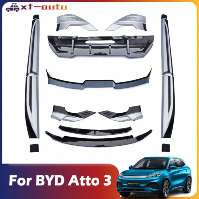 14PCS Fits for BYD Atto3 2022 2023 2024 Body Kits Modified Bumper Trims