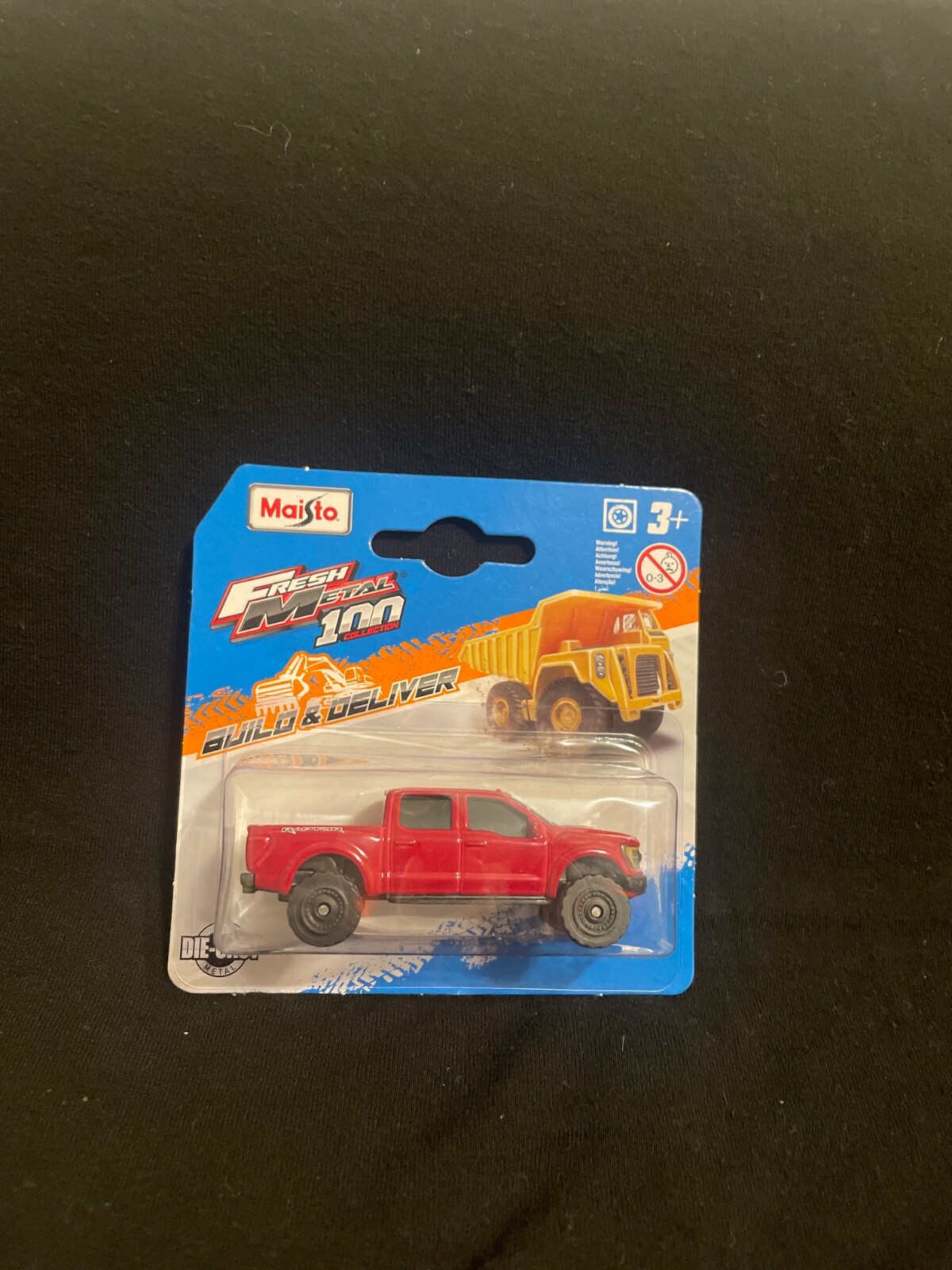 Maisto 2022 Fresh Metal 100 Build & Deliver Ford F-150 Raptor Error Upside Down