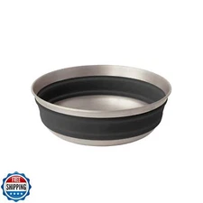 Sea to Summit Detour Stainless Steel Collapsible Bowl, Medium (22 fl oz), Bel